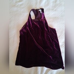 Joie Burgundy Sleeveless Blouse